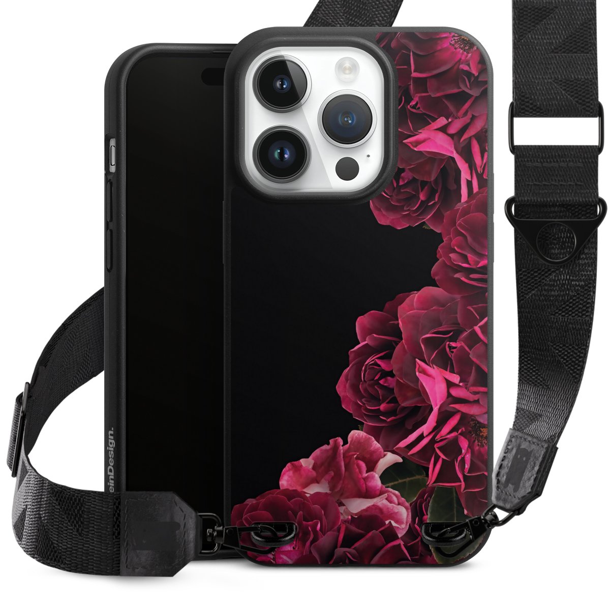 Rose vintage su nero