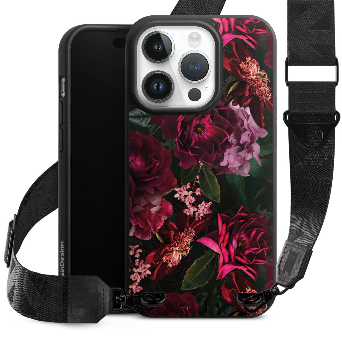 Fiori rosso scuro e rosa
