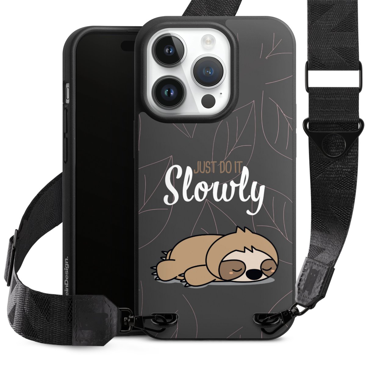 Just Do It Slowly Sloth Grey