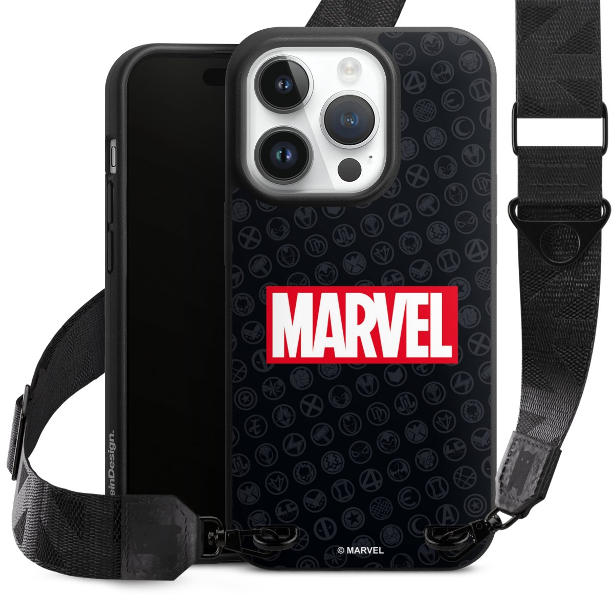 Marvel Logo Zwart Rood