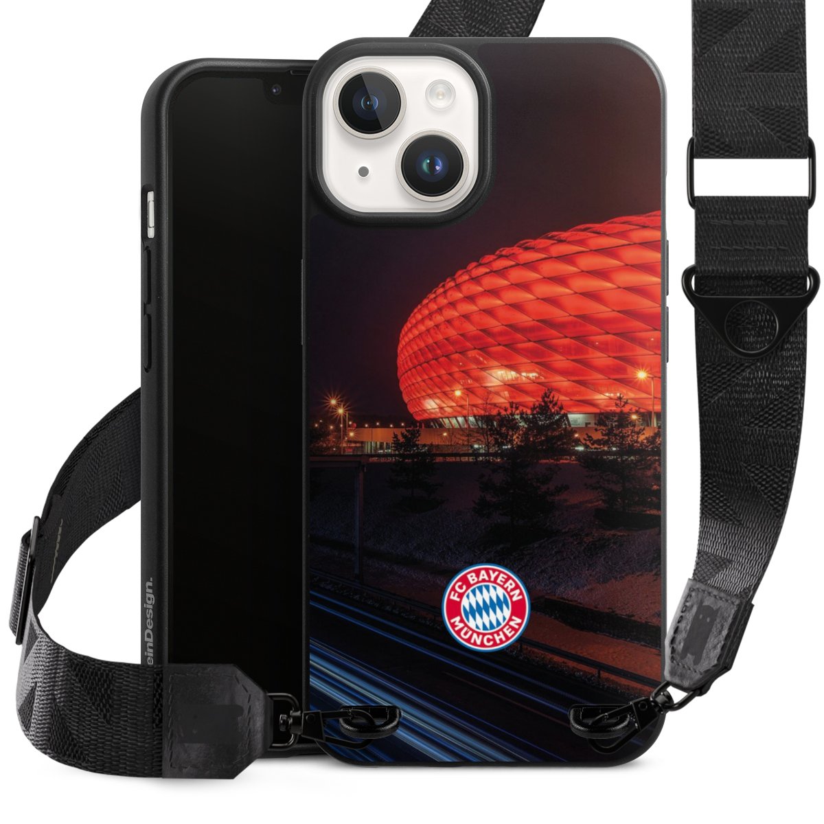 Allianz Arena bei Nacht FCB