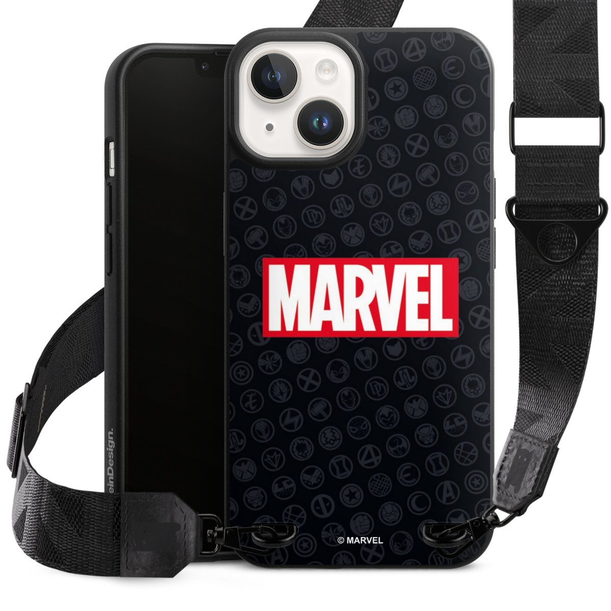 Marvel Logo Black Red 