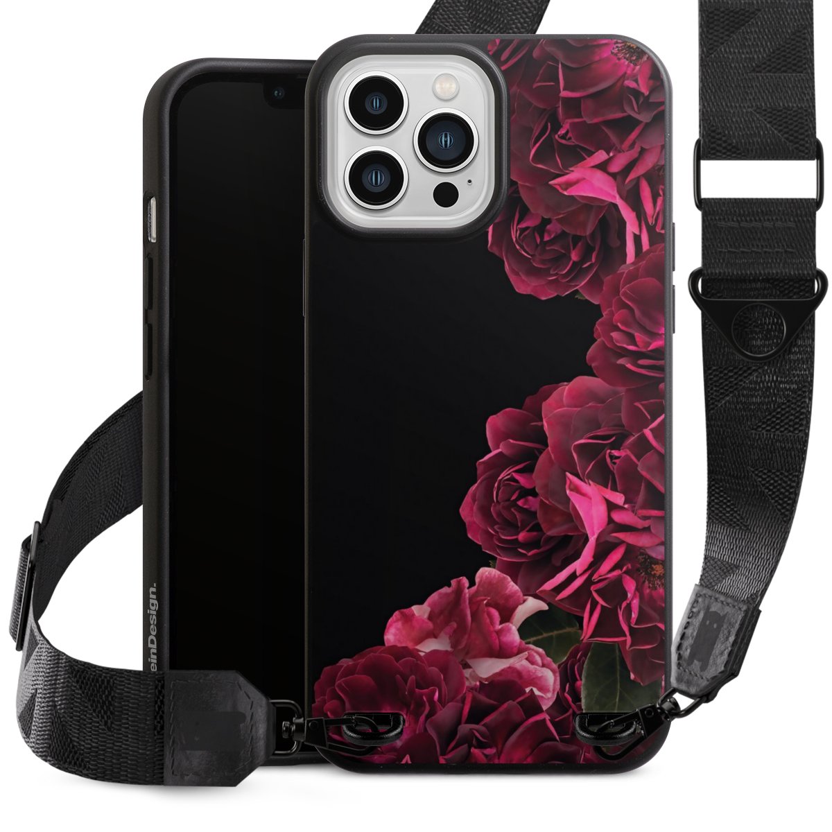 Rose vintage su nero