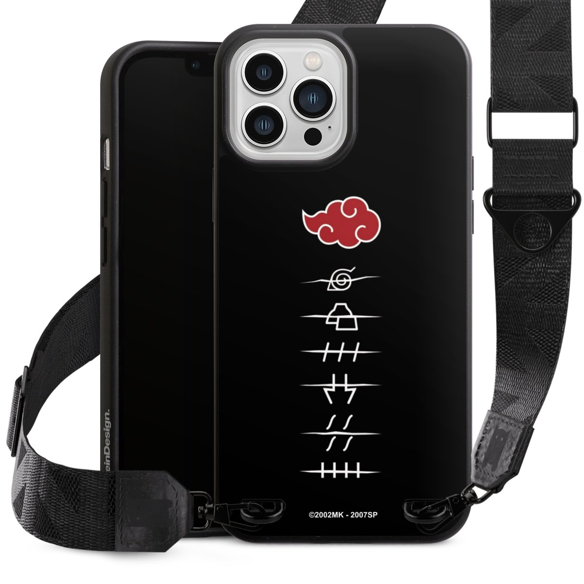 Symboles des membres de l'Akatsuki noirs