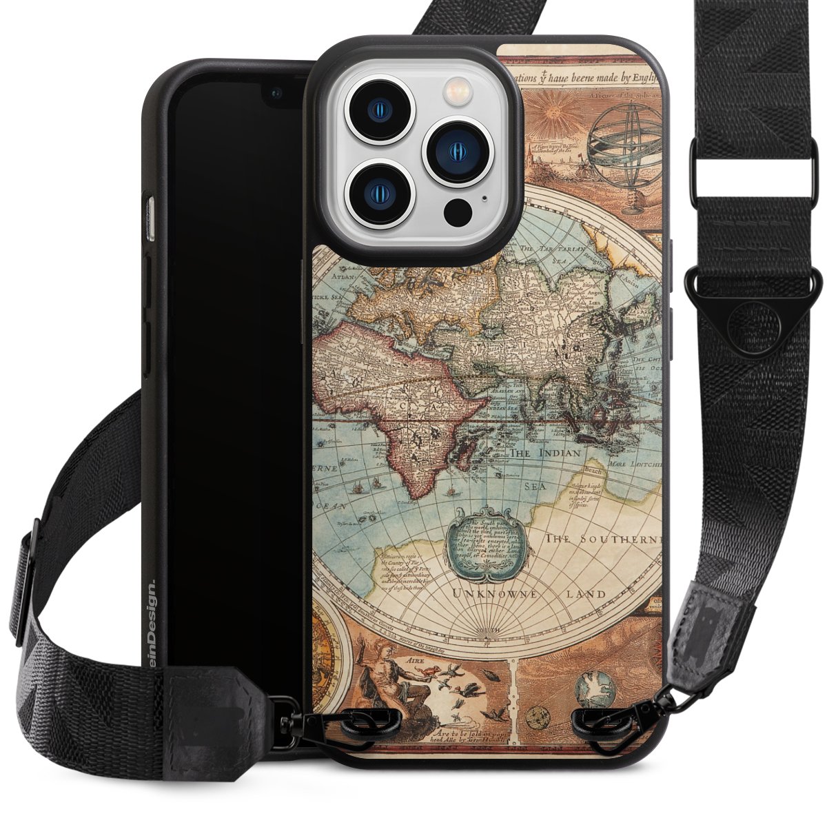 Mappa del mondo vintage