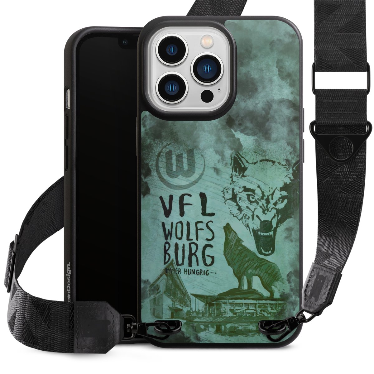 Heulender Wolf
