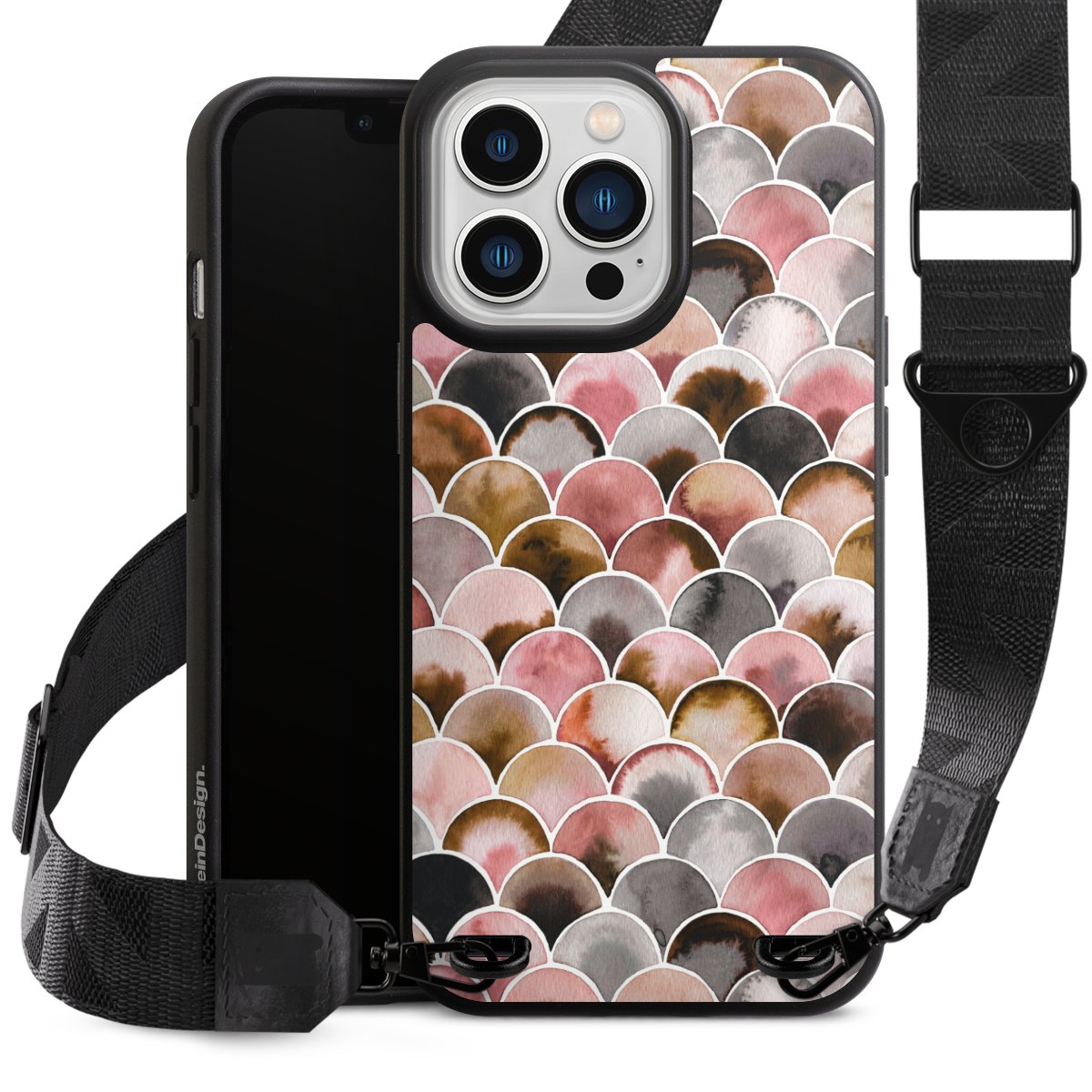 Japandi Scales Pink Brown