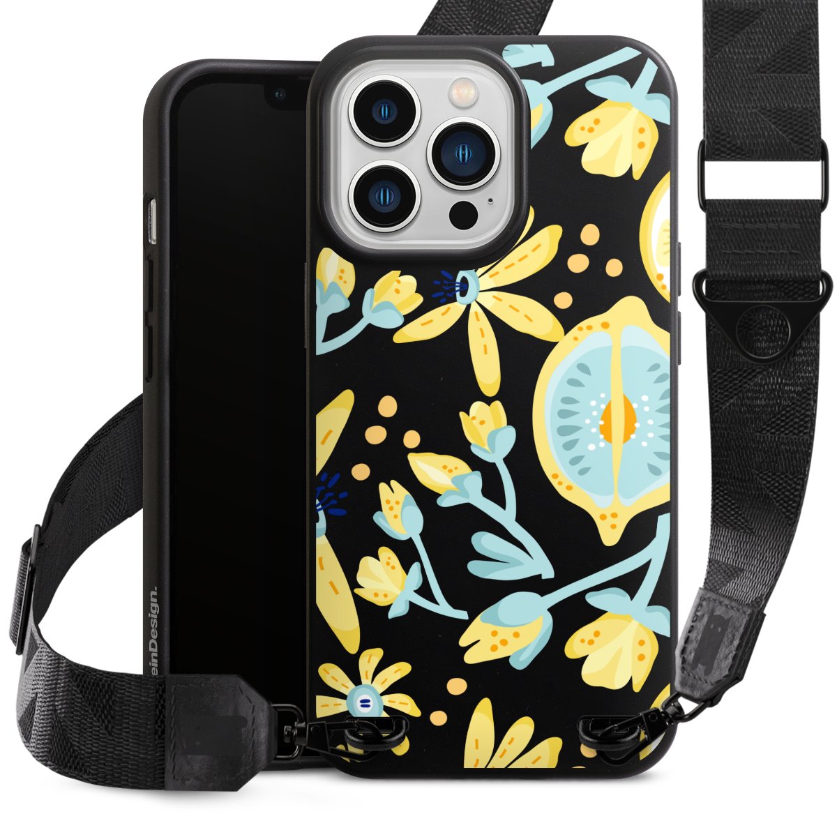 Lemon Summer Pattern Transparent Yellow