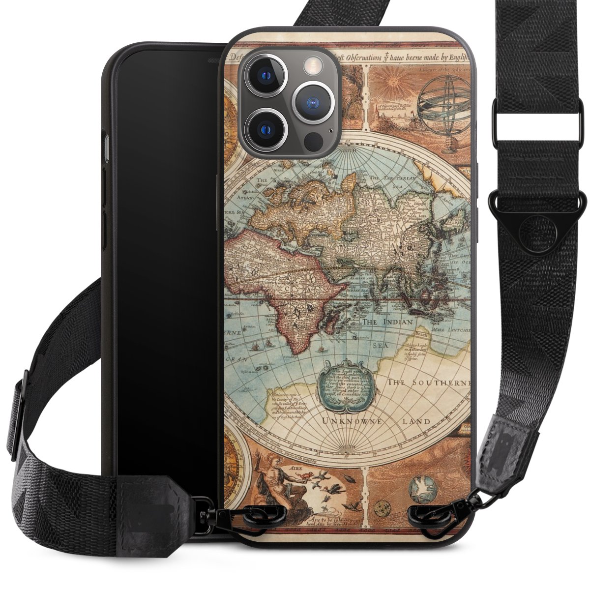 Mappa del mondo vintage