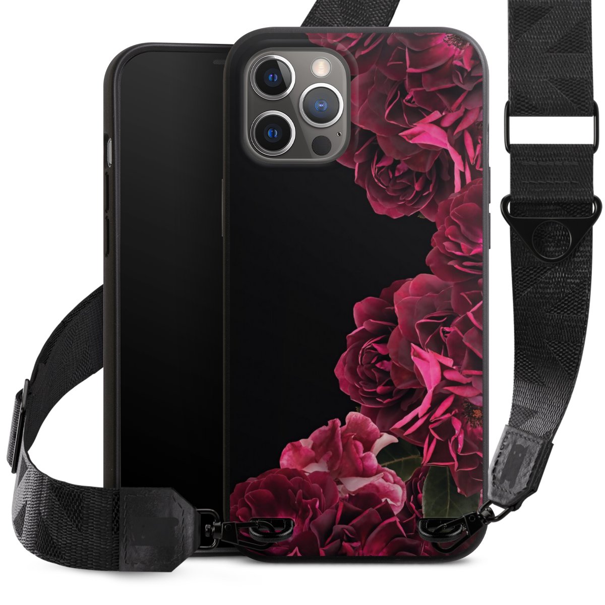 Rose vintage su nero