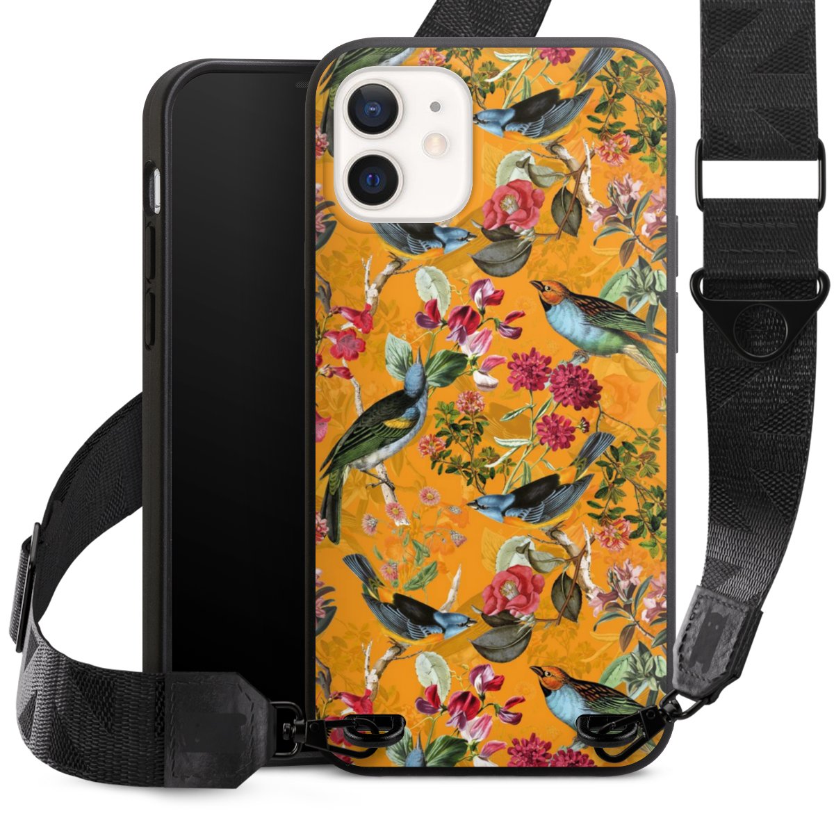 Vogels Bloemen Behang