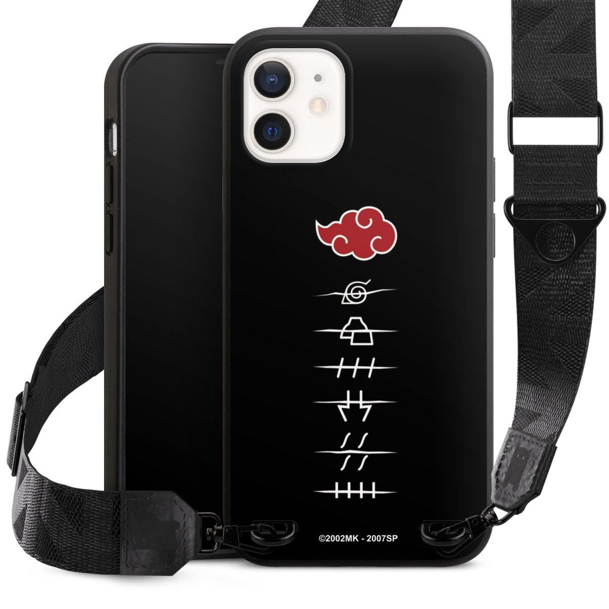 Symboles des membres de l'Akatsuki noirs