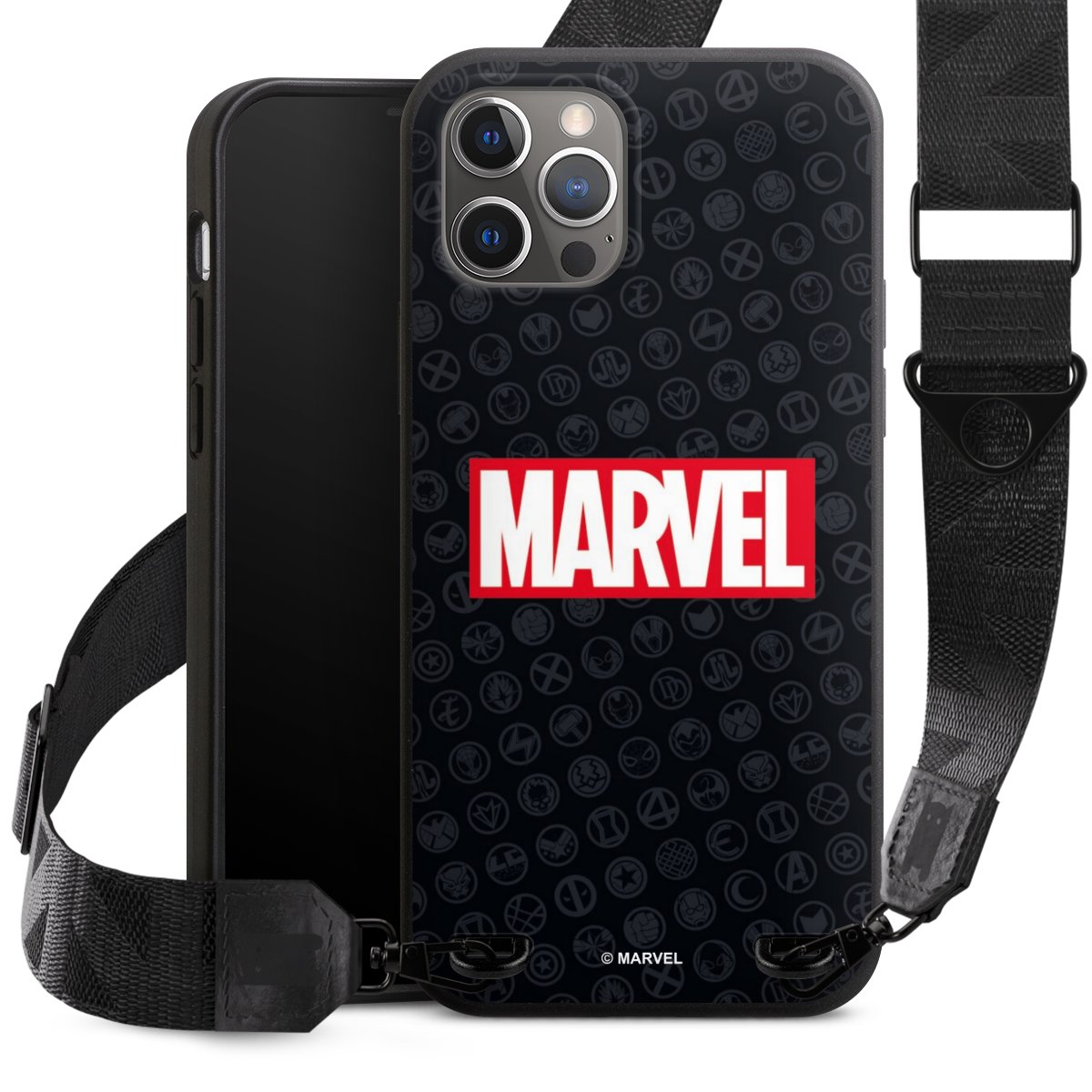 Marvel Logo Black Red 