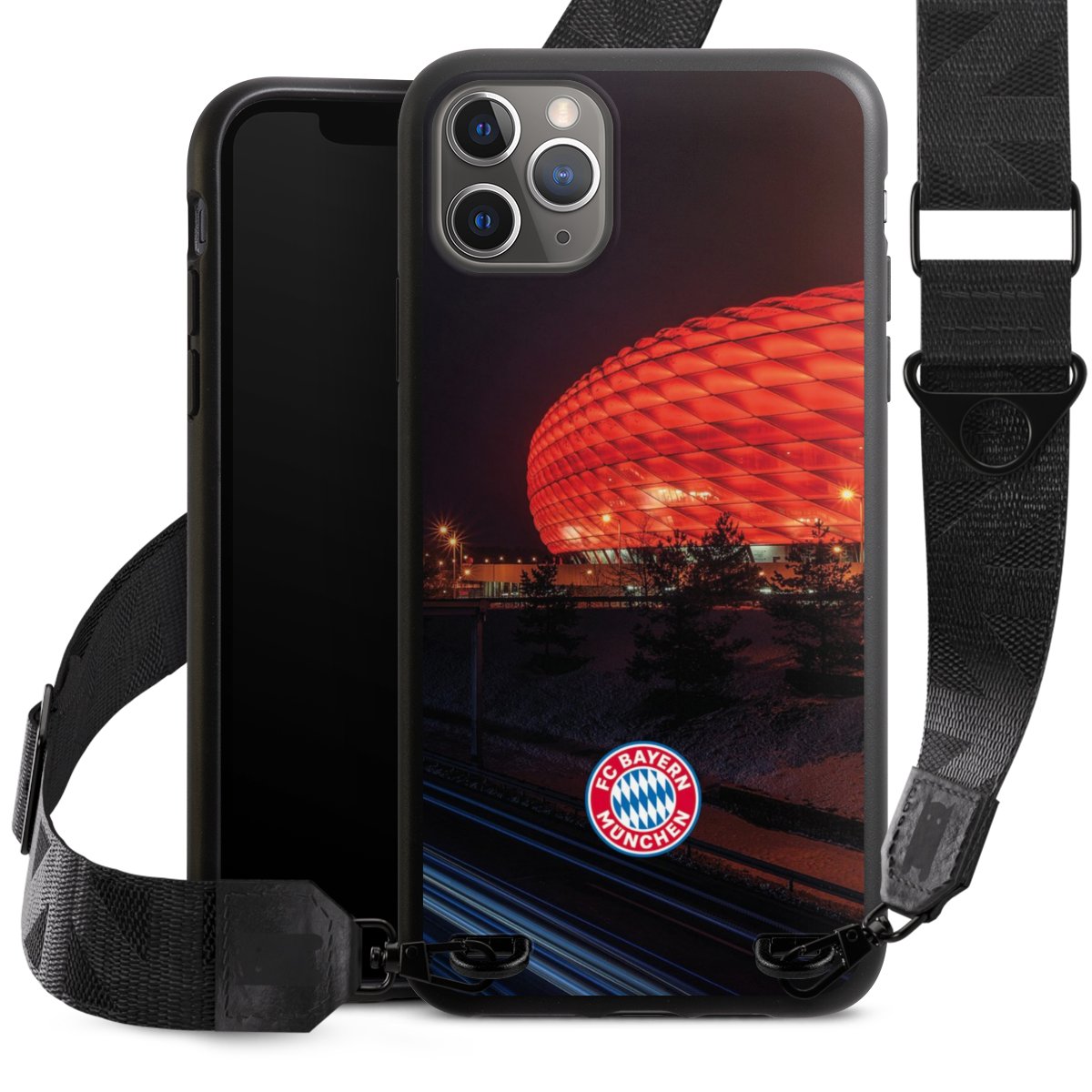 Allianz Arena bei Nacht FCB