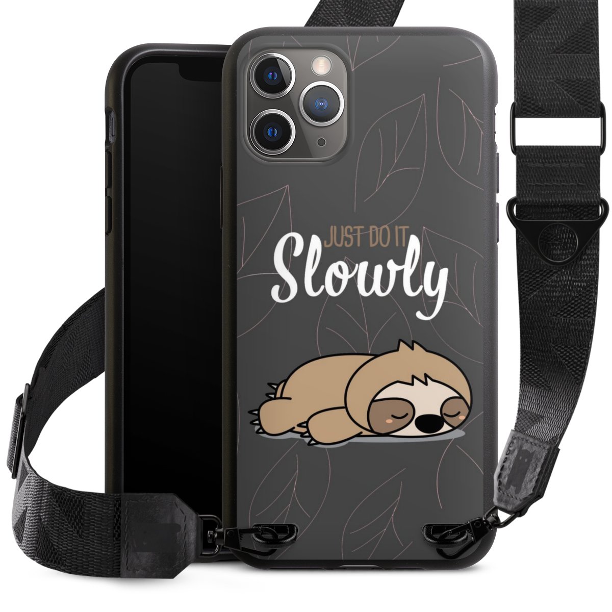 Just Do It Slowly Sloth Grey