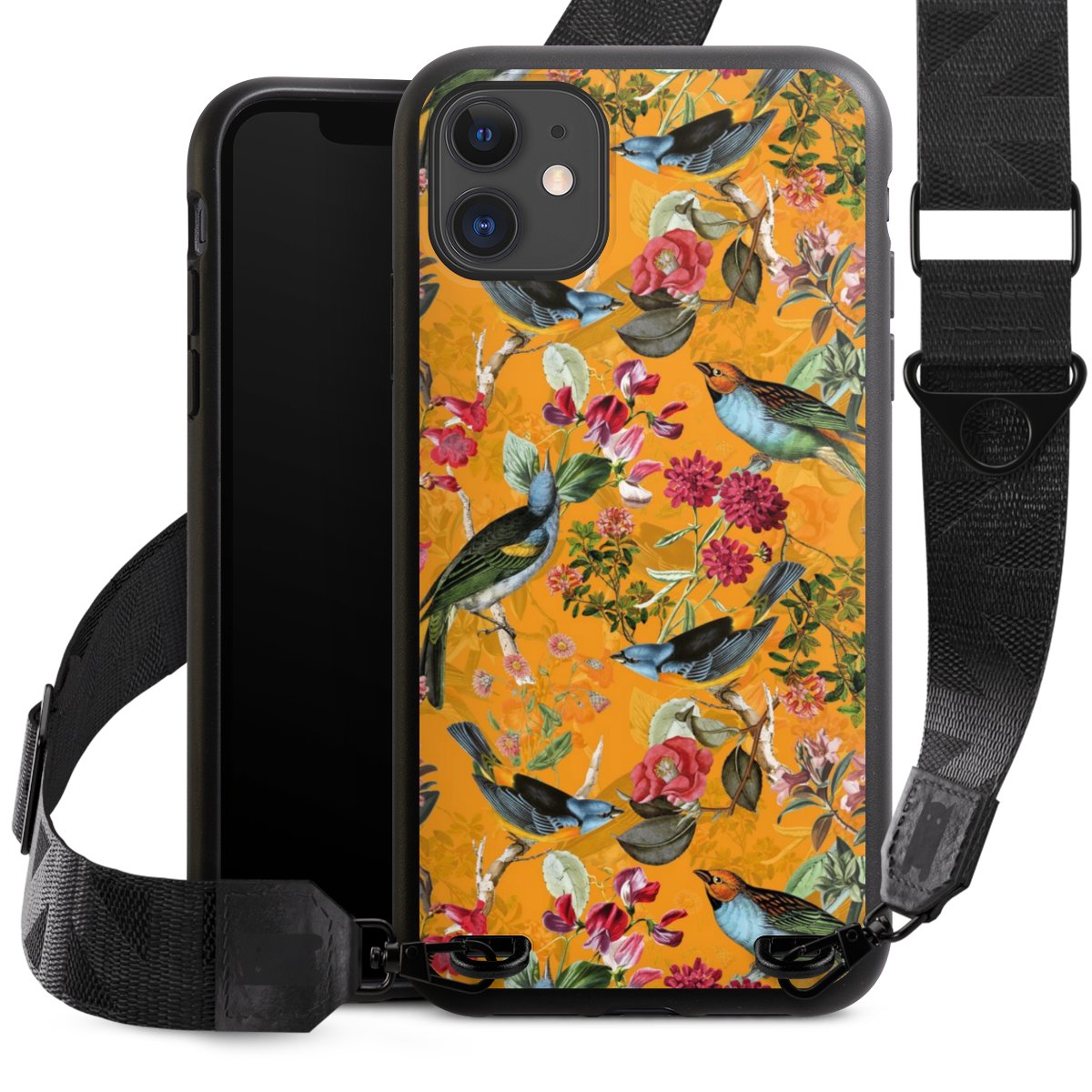 Vogels Bloemen Behang