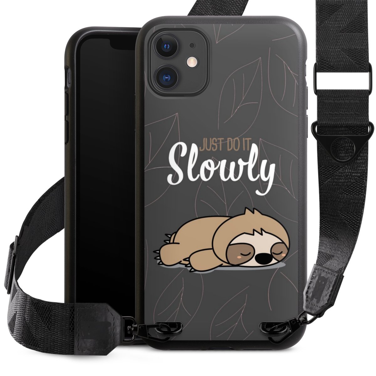 Just Do It Slowly Sloth Grey