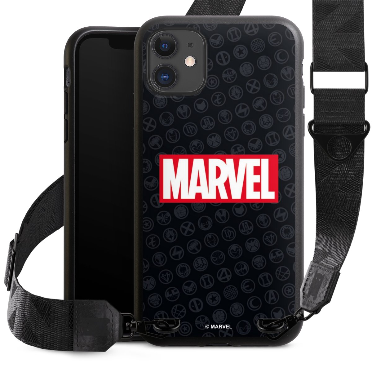 Marvel Logo Zwart Rood