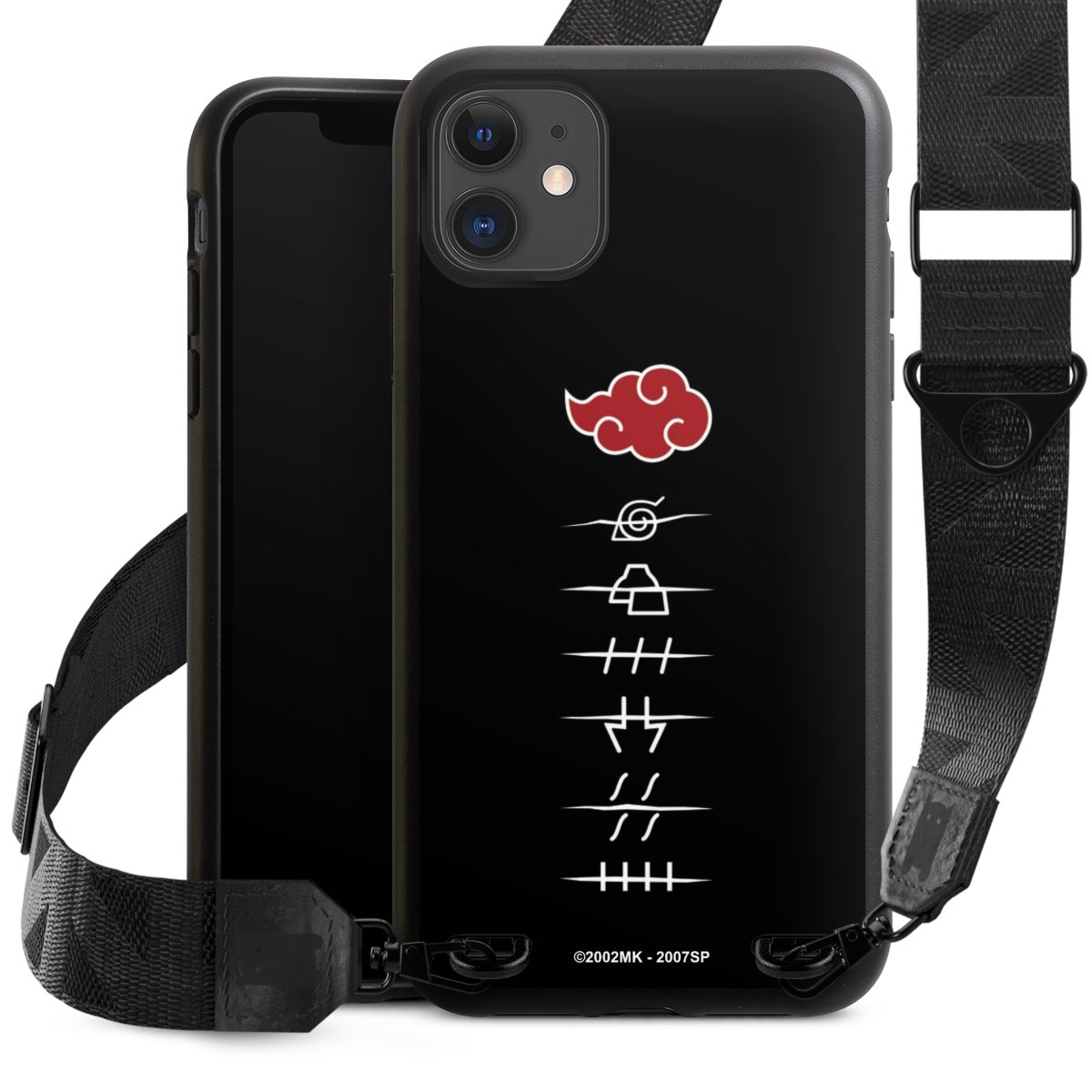 Symboles des membres de l'Akatsuki noirs