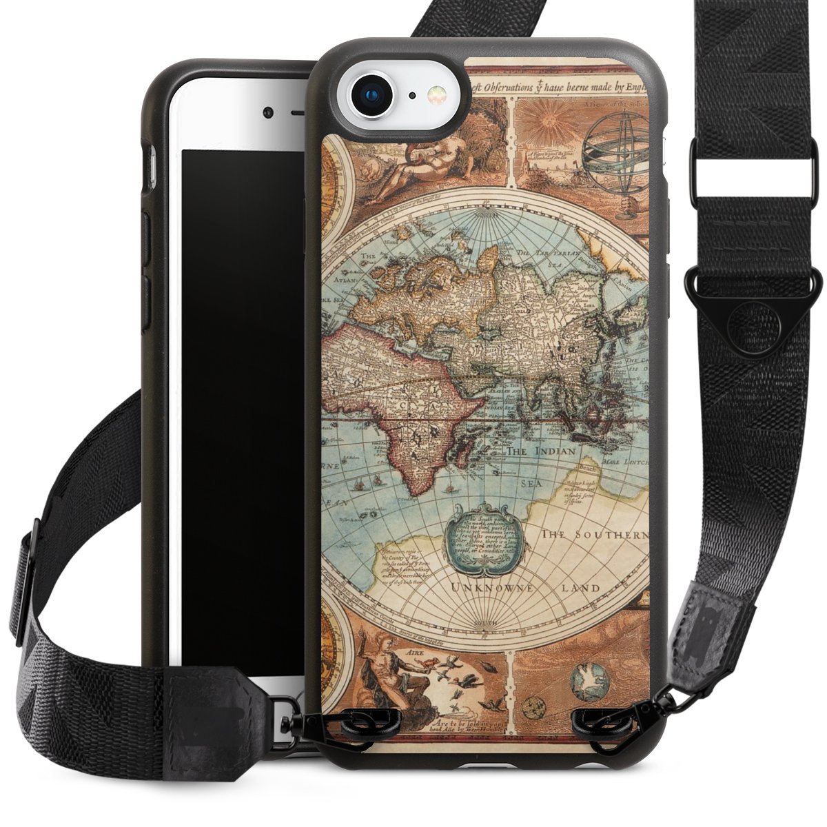 Mappa del mondo vintage
