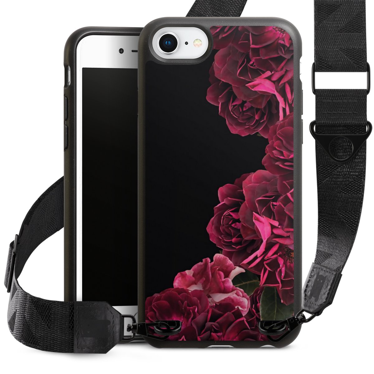 Rose vintage su nero