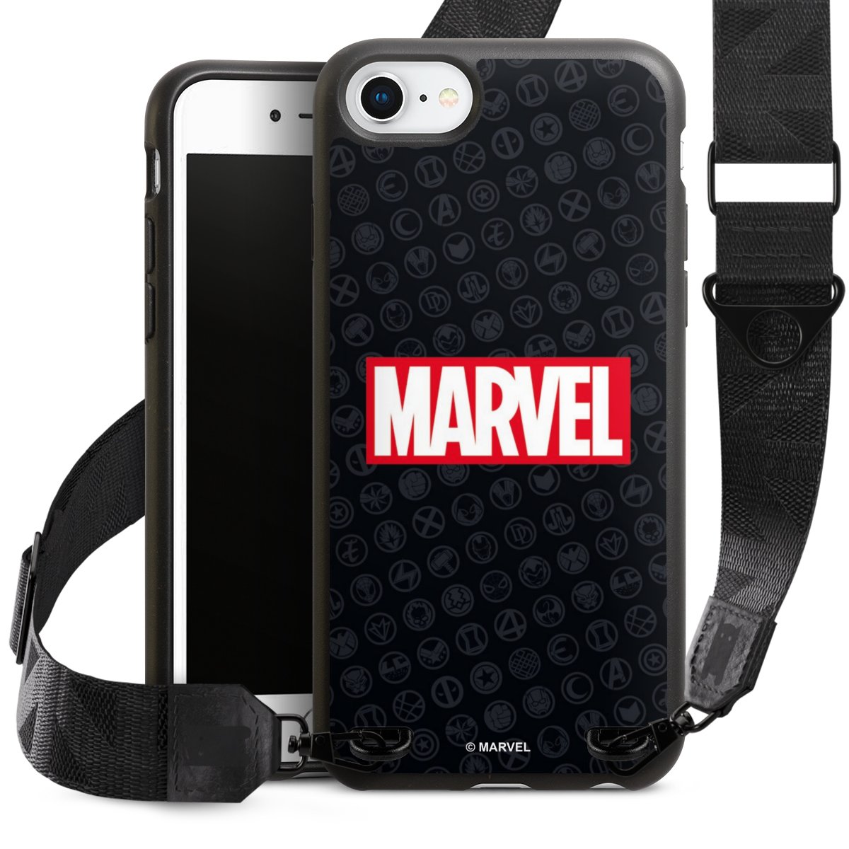 Marvel Logo Black Red 