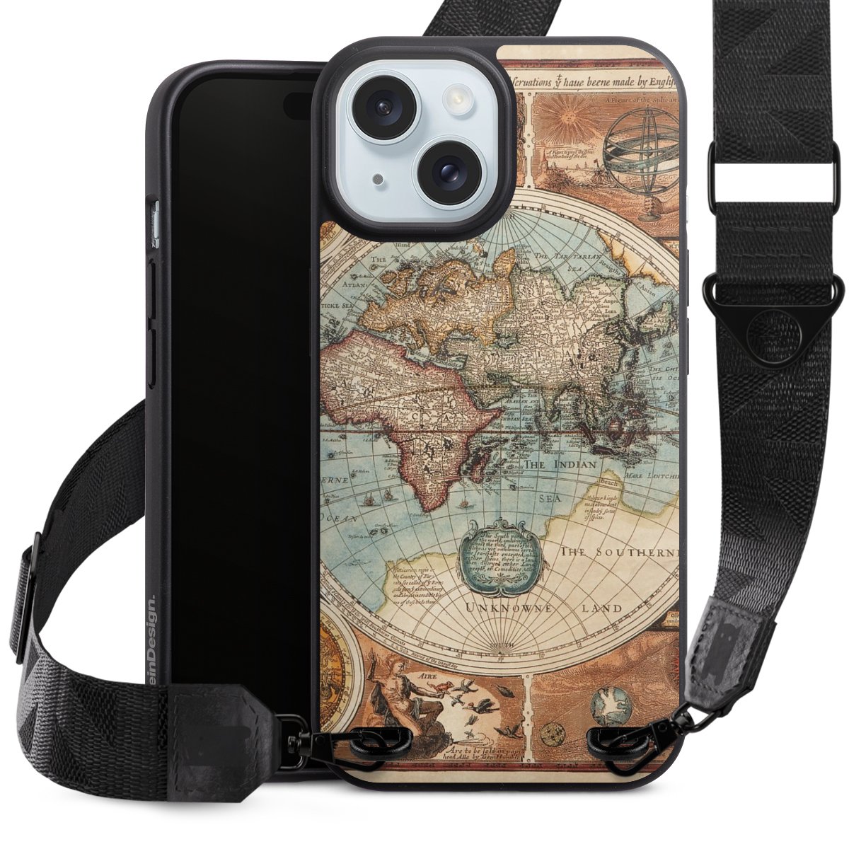 Mappa del mondo vintage