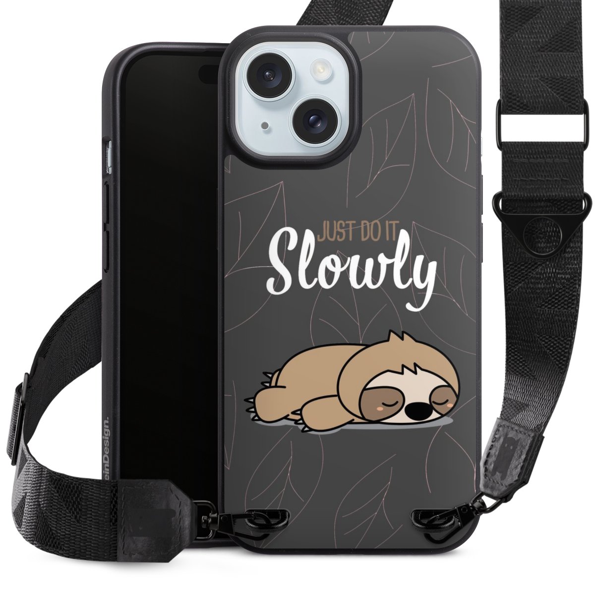 Just Do It Slowly Sloth Grey