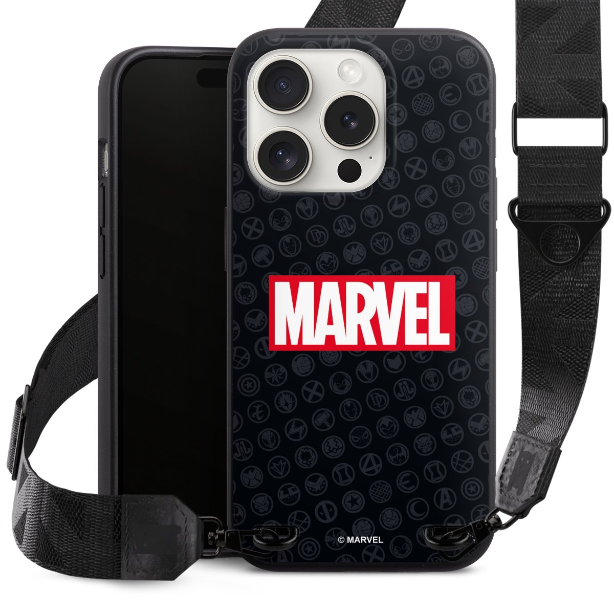 Marvel Logo Black Red 