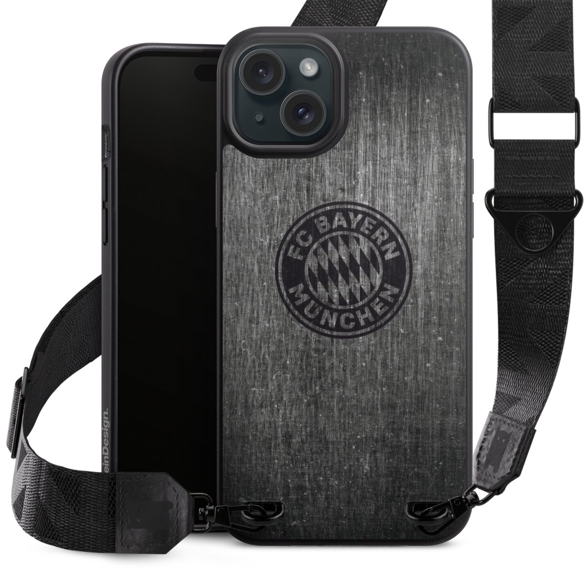 Metalllook FCB Logo einfarbig