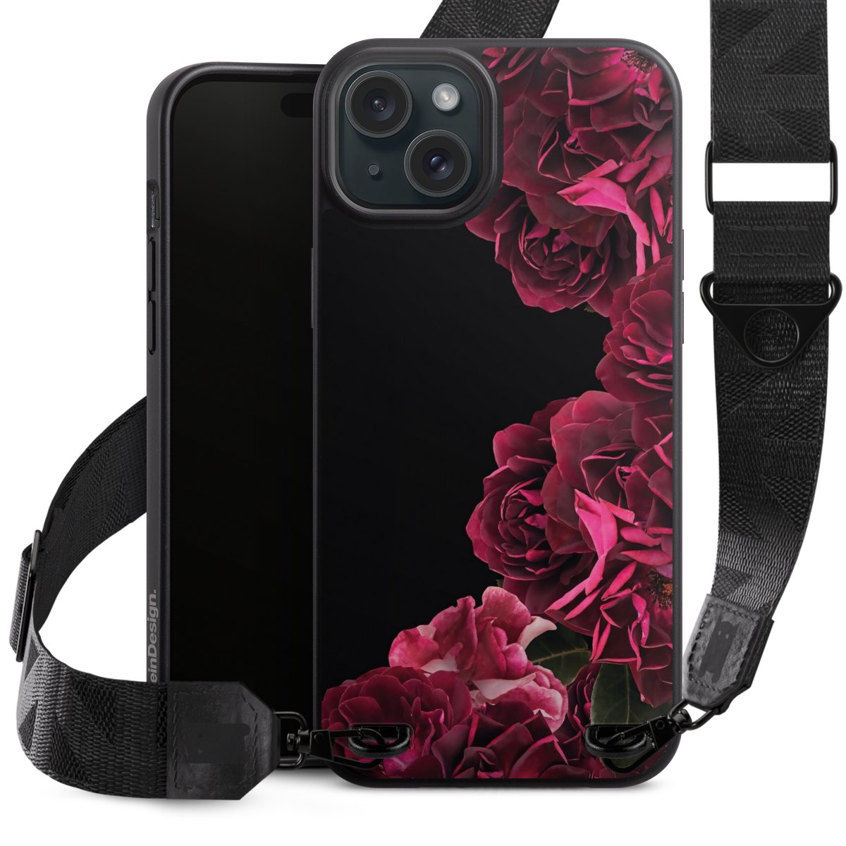 Rose vintage su nero