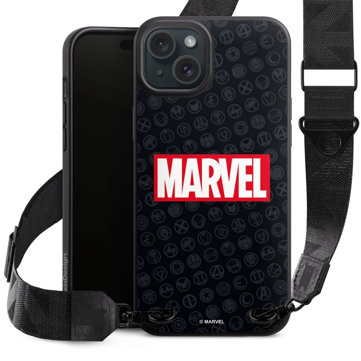 Marvel Logo Zwart Rood