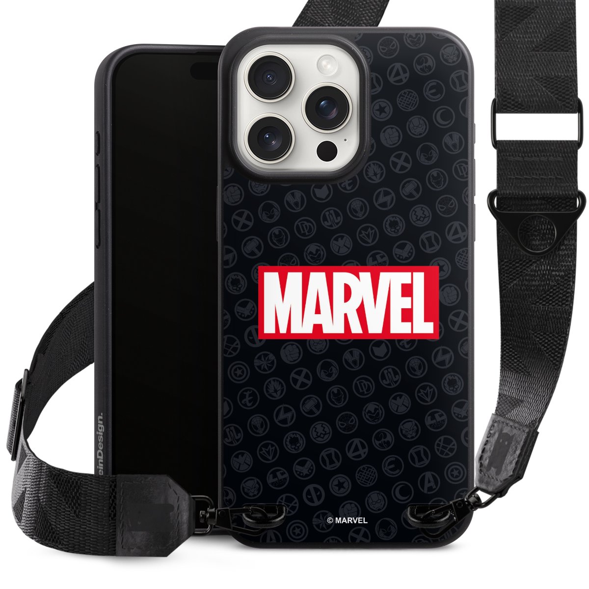 Marvel Logo Black Red 