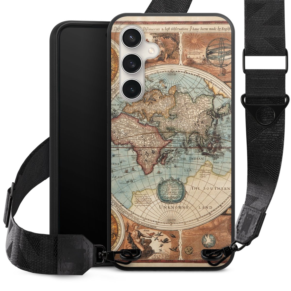 Mappa del mondo vintage