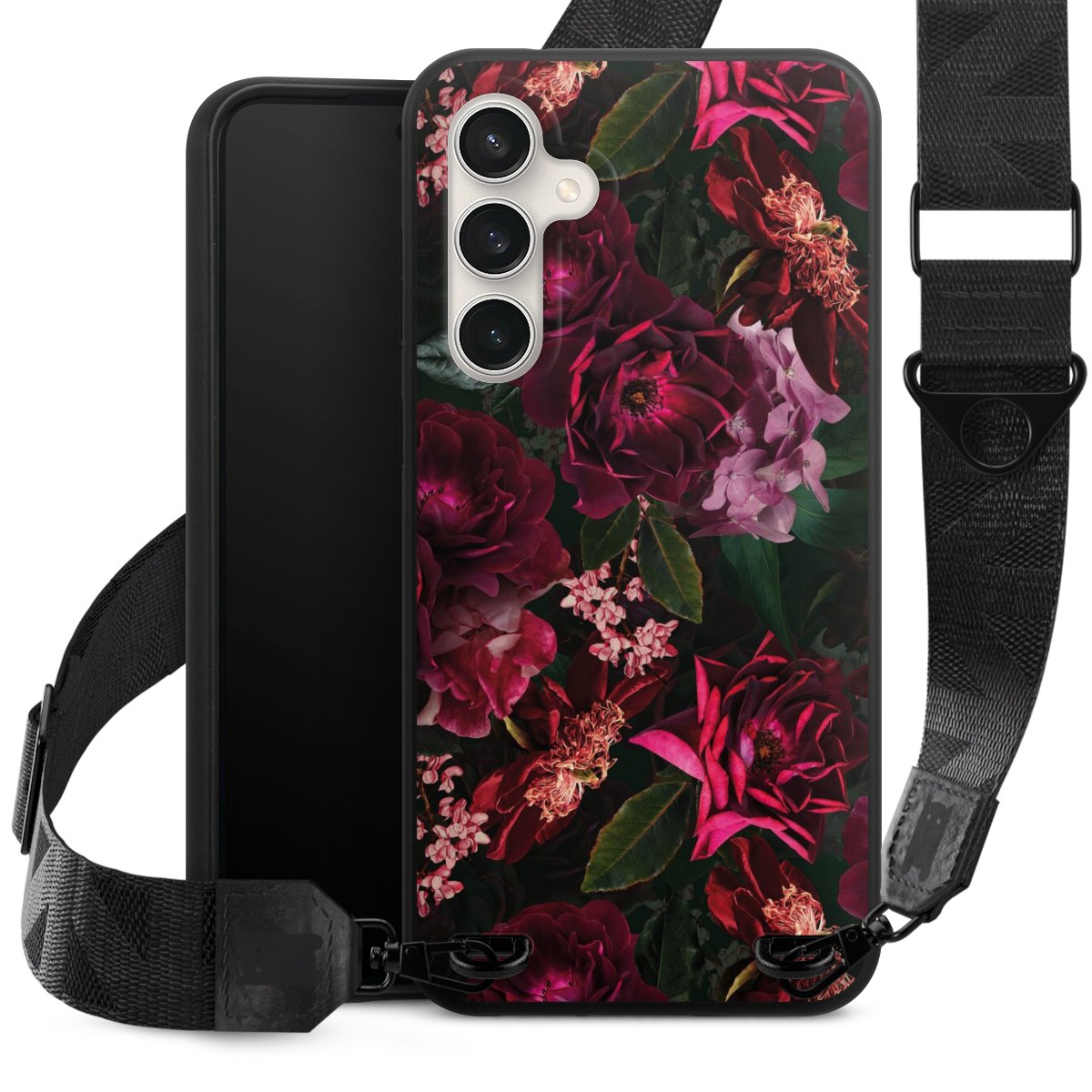 Fiori rosso scuro e rosa