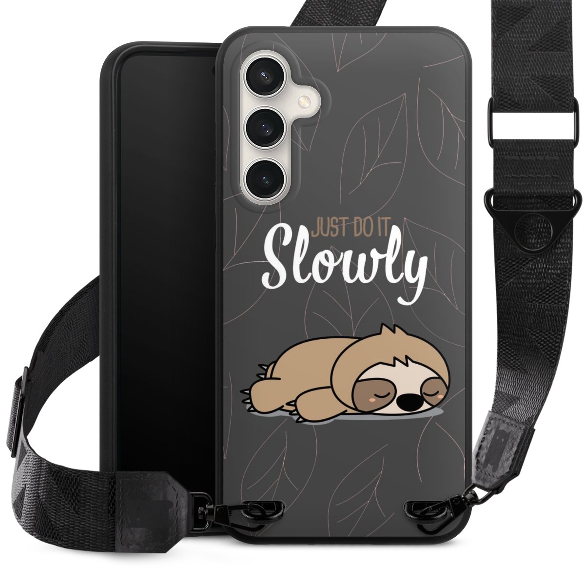 Just Do It Slowly Sloth Grey