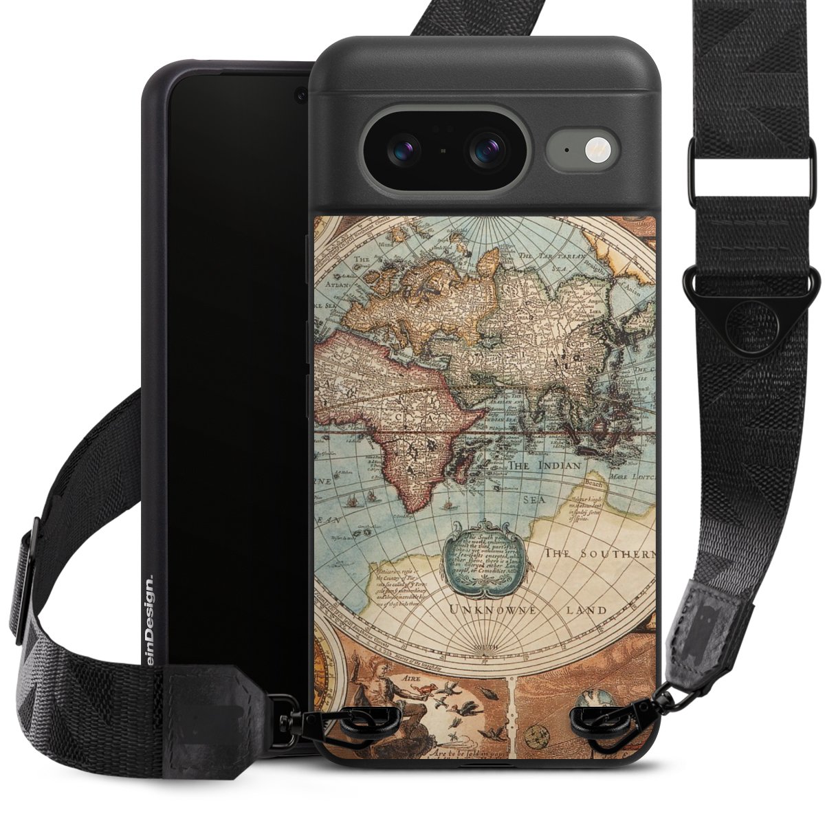 Mappa del mondo vintage