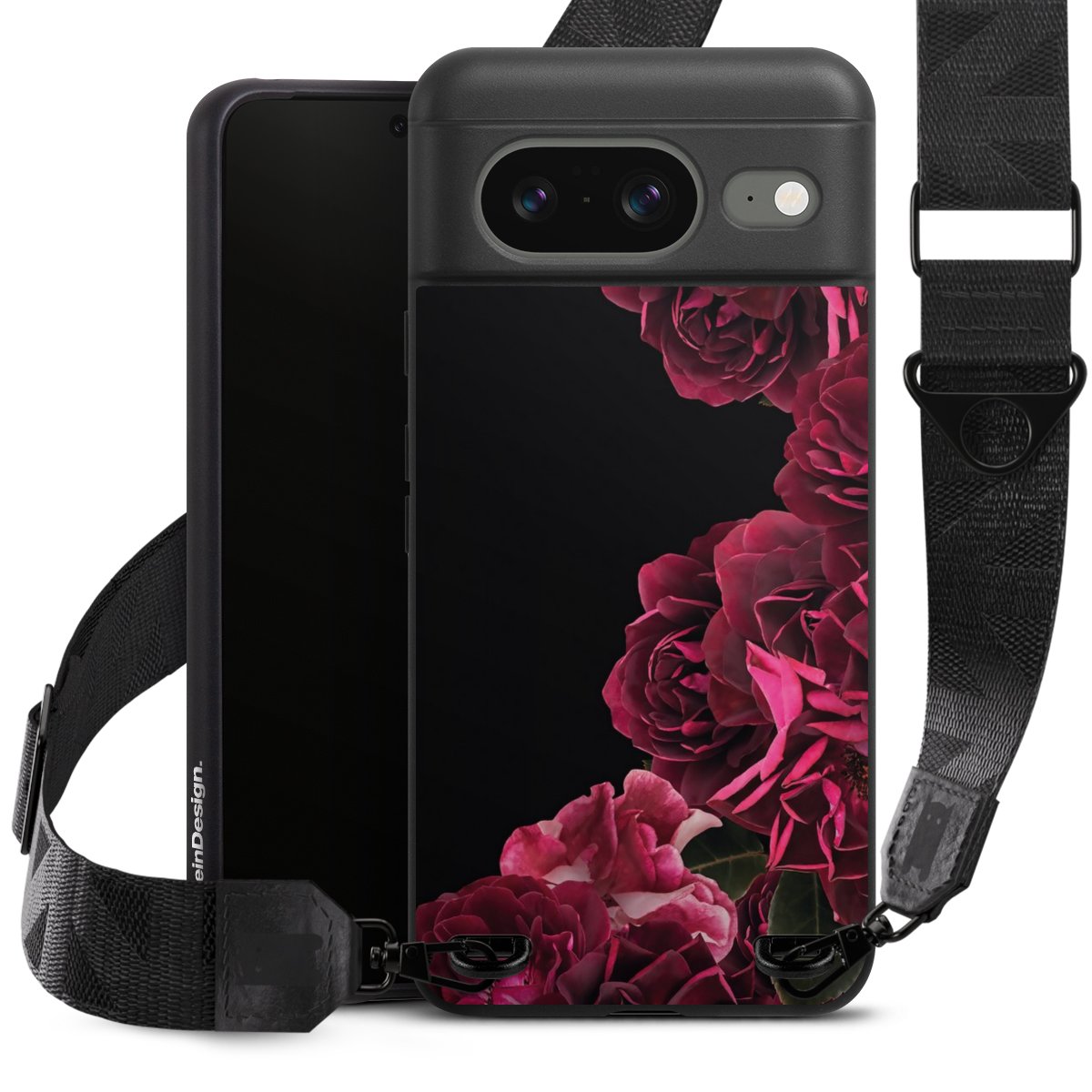 Rose vintage su nero
