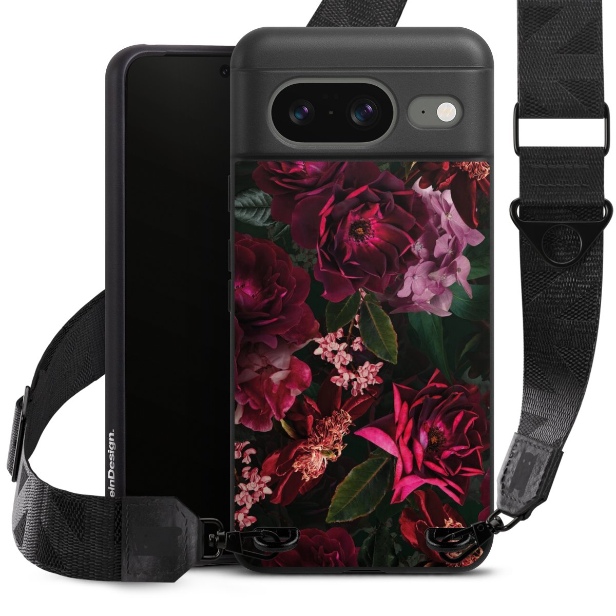Fiori rosso scuro e rosa
