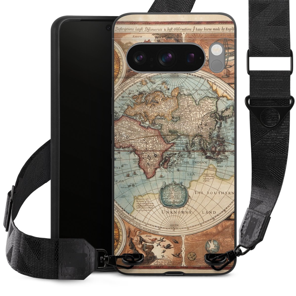 Mappa del mondo vintage