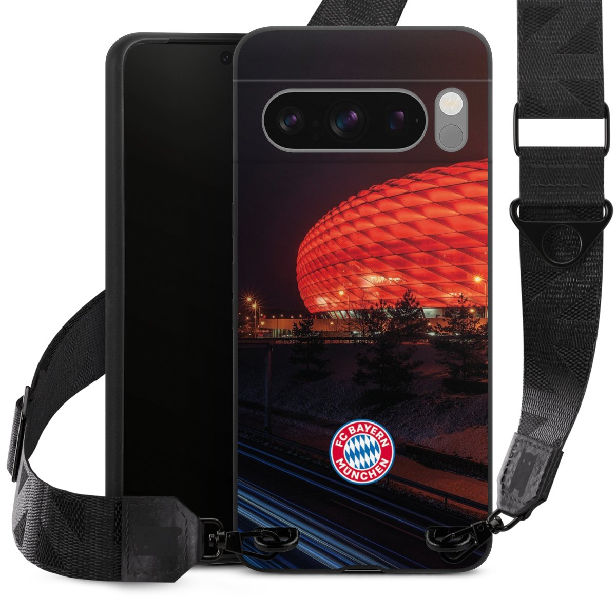 Allianz Arena bei Nacht FCB