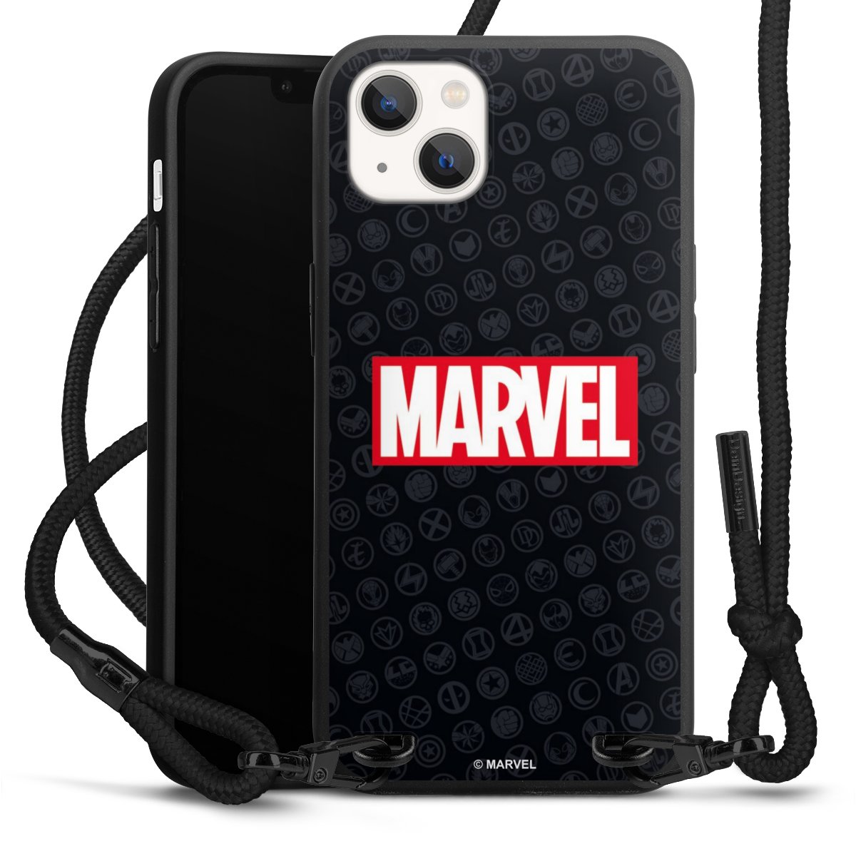 Marvel Logo Black Red 