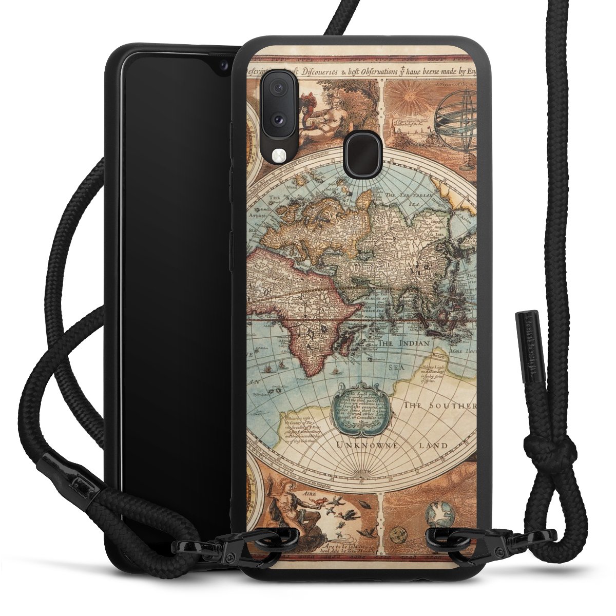 Mappa del mondo vintage