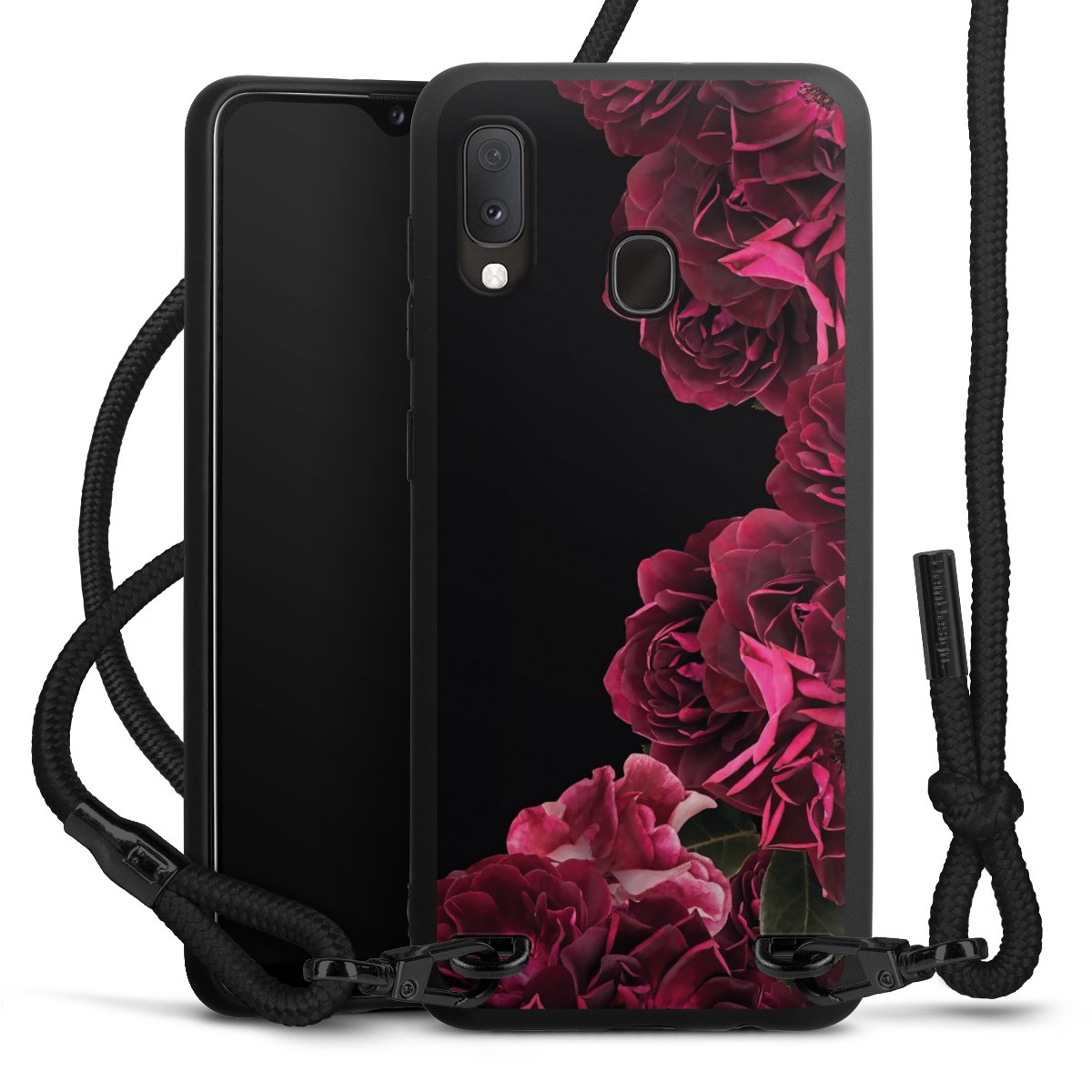 Rose vintage su nero