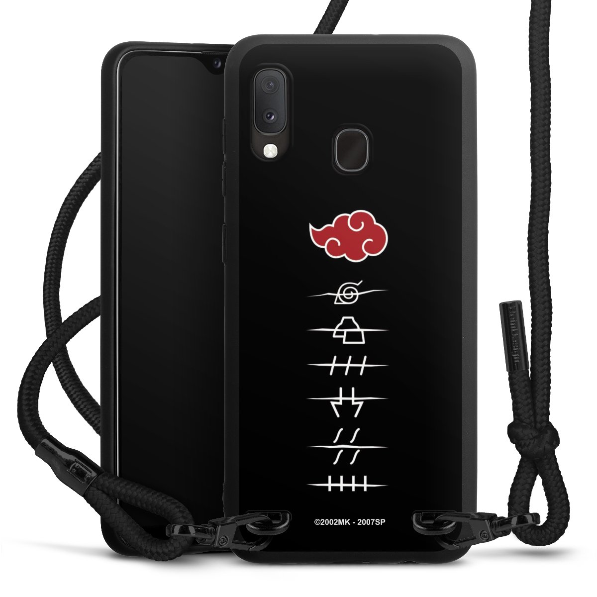 Symboles des membres de l'Akatsuki noirs