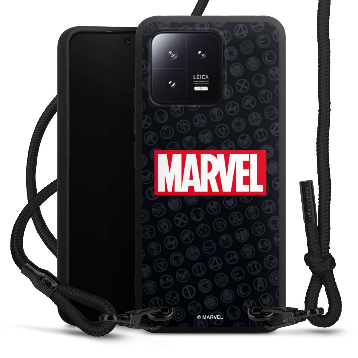 Marvel Logo Black Red 