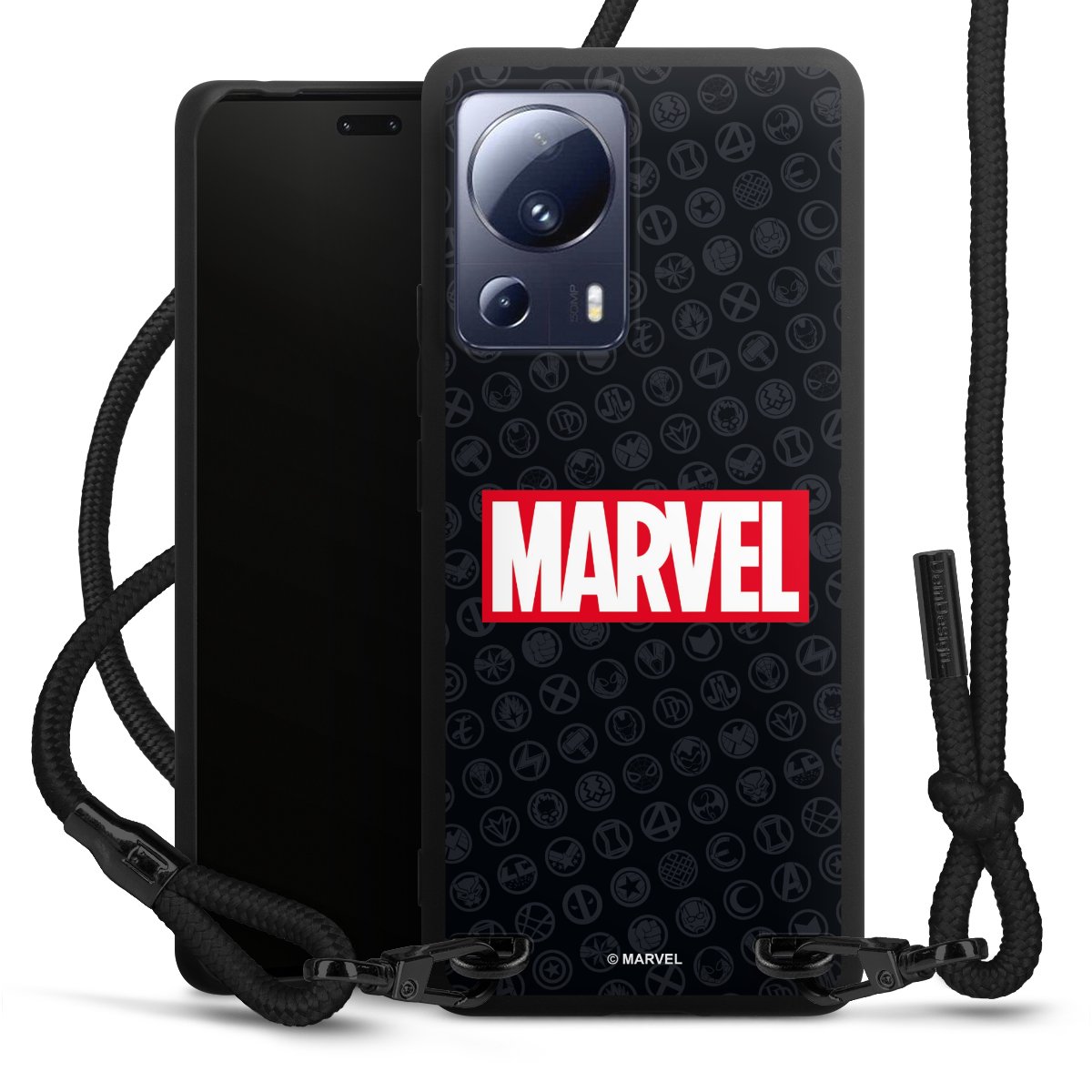 Marvel Logo Black Red 