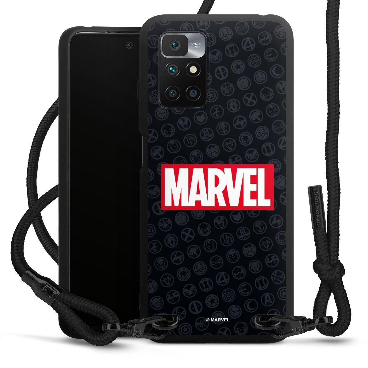 Marvel Logo Black Red 