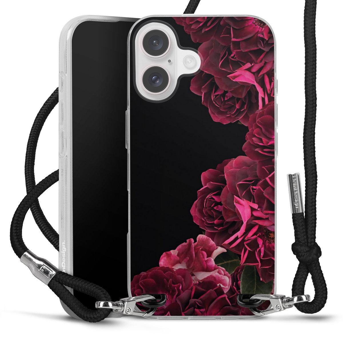 Rose vintage su nero