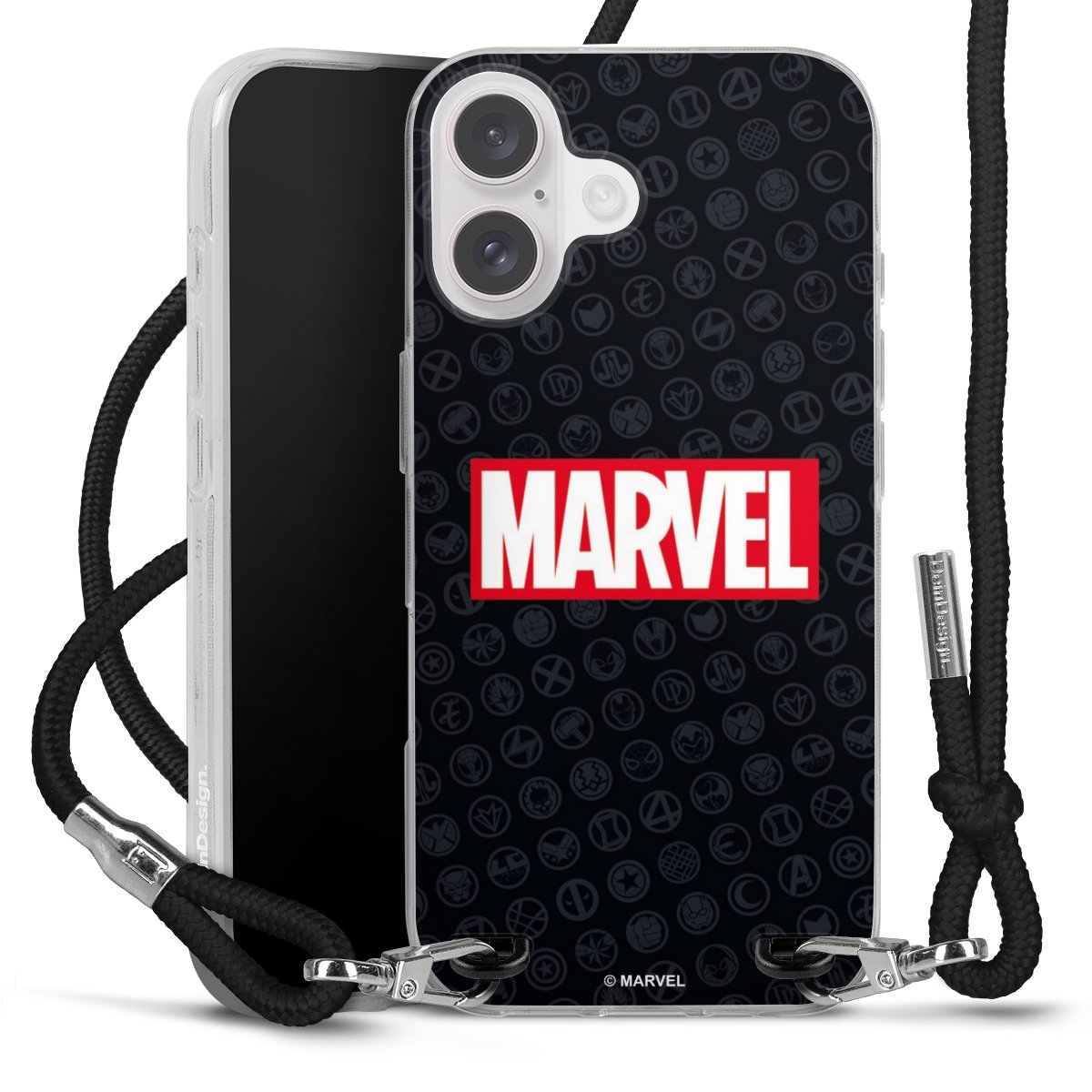 Marvel Logo Black Red 